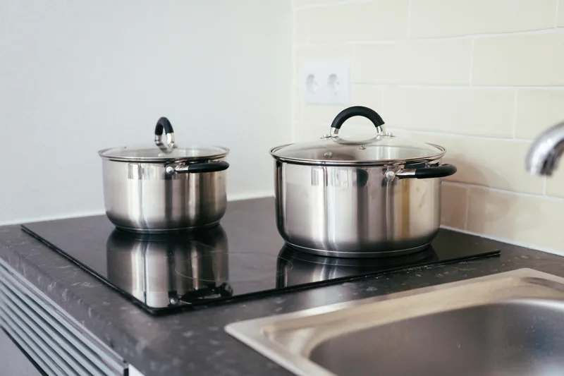 Koken op inductie verhuurpand