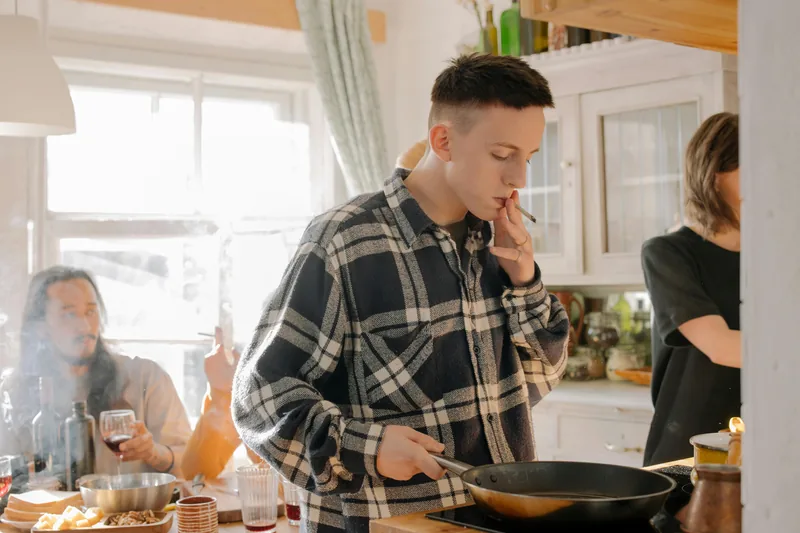 Gemeenschappelijke keuken voor kamerverhuur