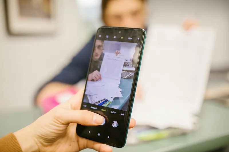 Foto's maken voor bewijspakket
