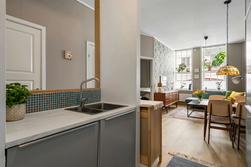 Verhuurklare keuken in Nederlands appartement