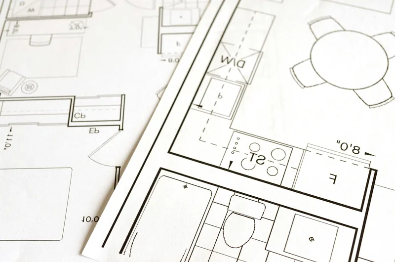Plattegrond met keuken-zone