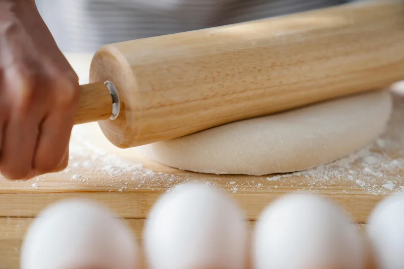 Werkblad close-up verhuurkeuken